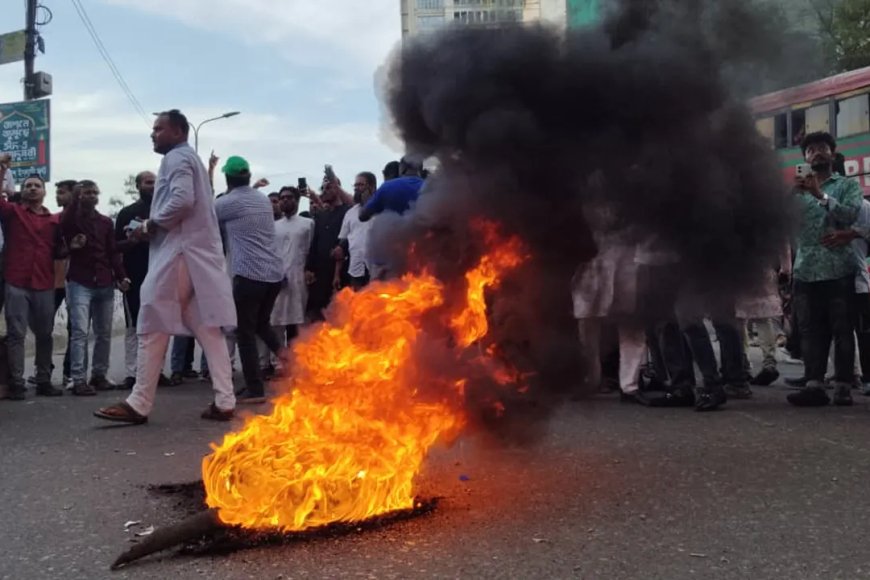 পল্টন মোড় অবরোধ গণঅধিকার পরিষদের