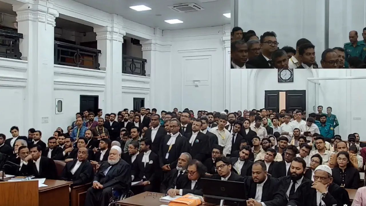 শেখ হাসিনার রায় শুনতে ট্রাইব্যুনালে উপস্থিত আছেন যারা