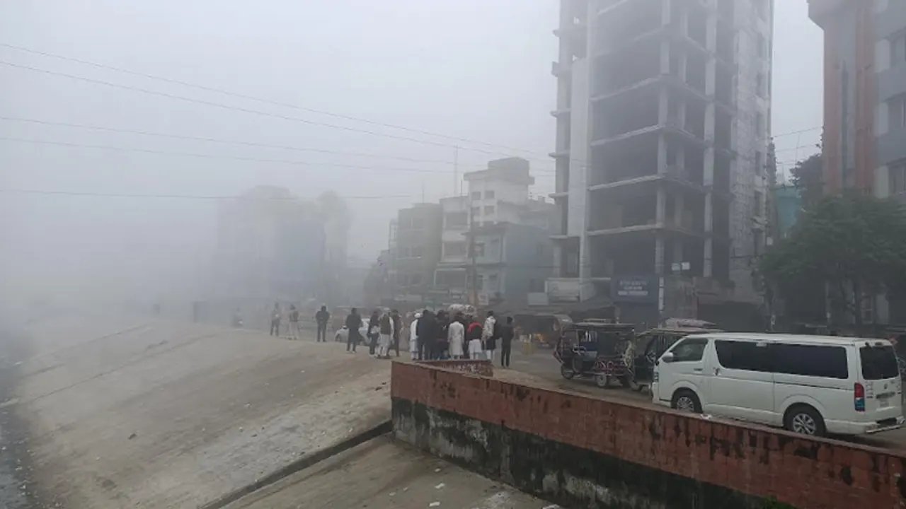 প্রচন্ড শীতে কাঁপছে গোপালগঞ্জ 