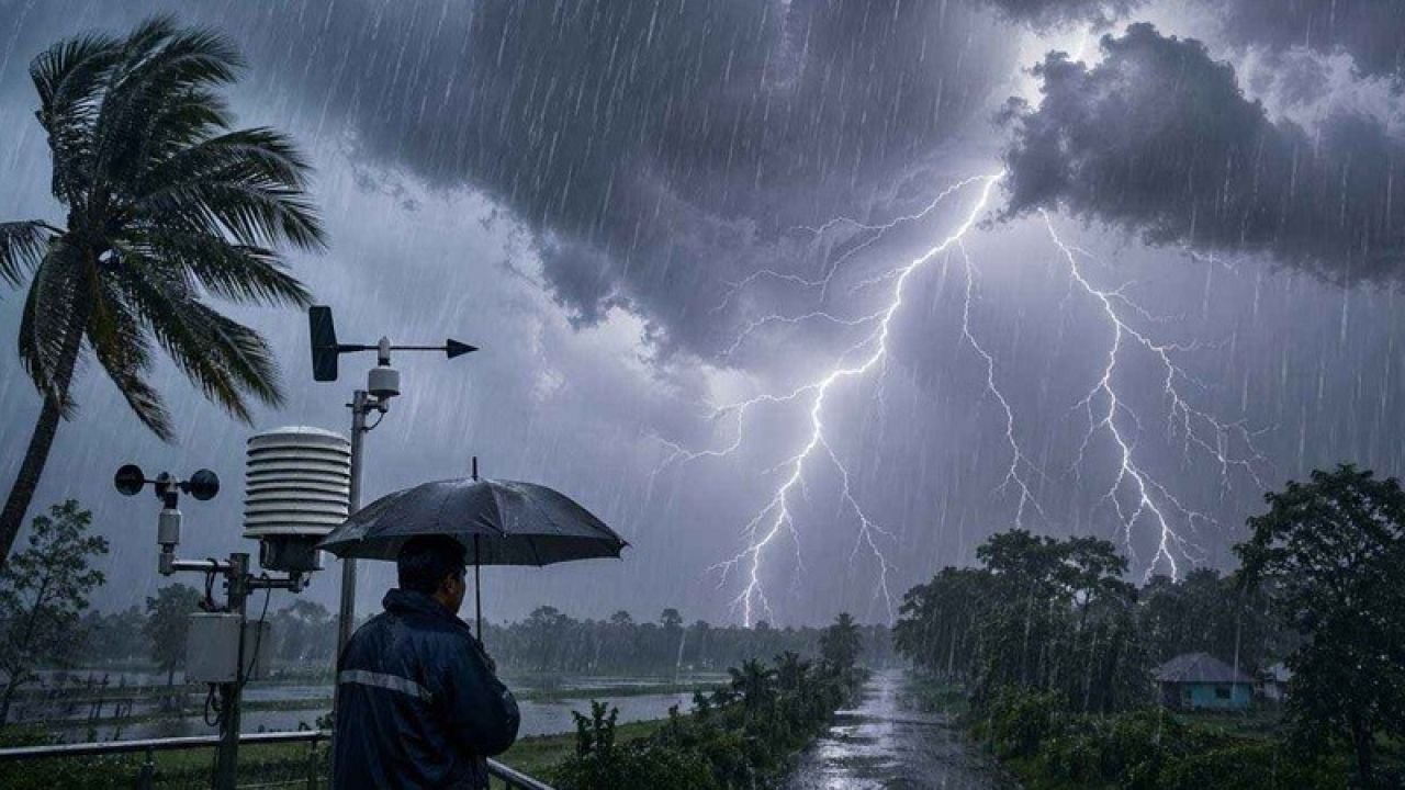 সন্ধ্যার মধ্যে ১৭ জেলায় ঝড়ের শঙ্কা