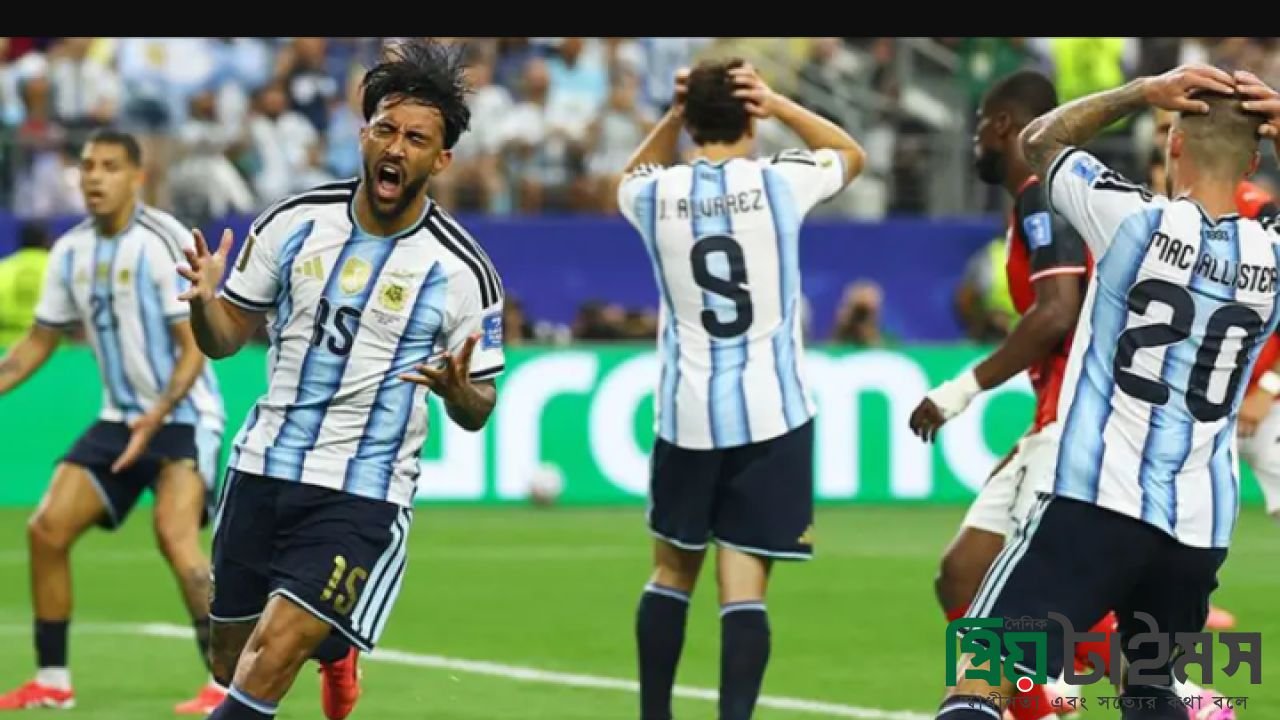 ফাইনালে আর্জেন্টিনার ফুটবলারদের নিষিদ্ধের দাবি, ফিফাকে চিঠি