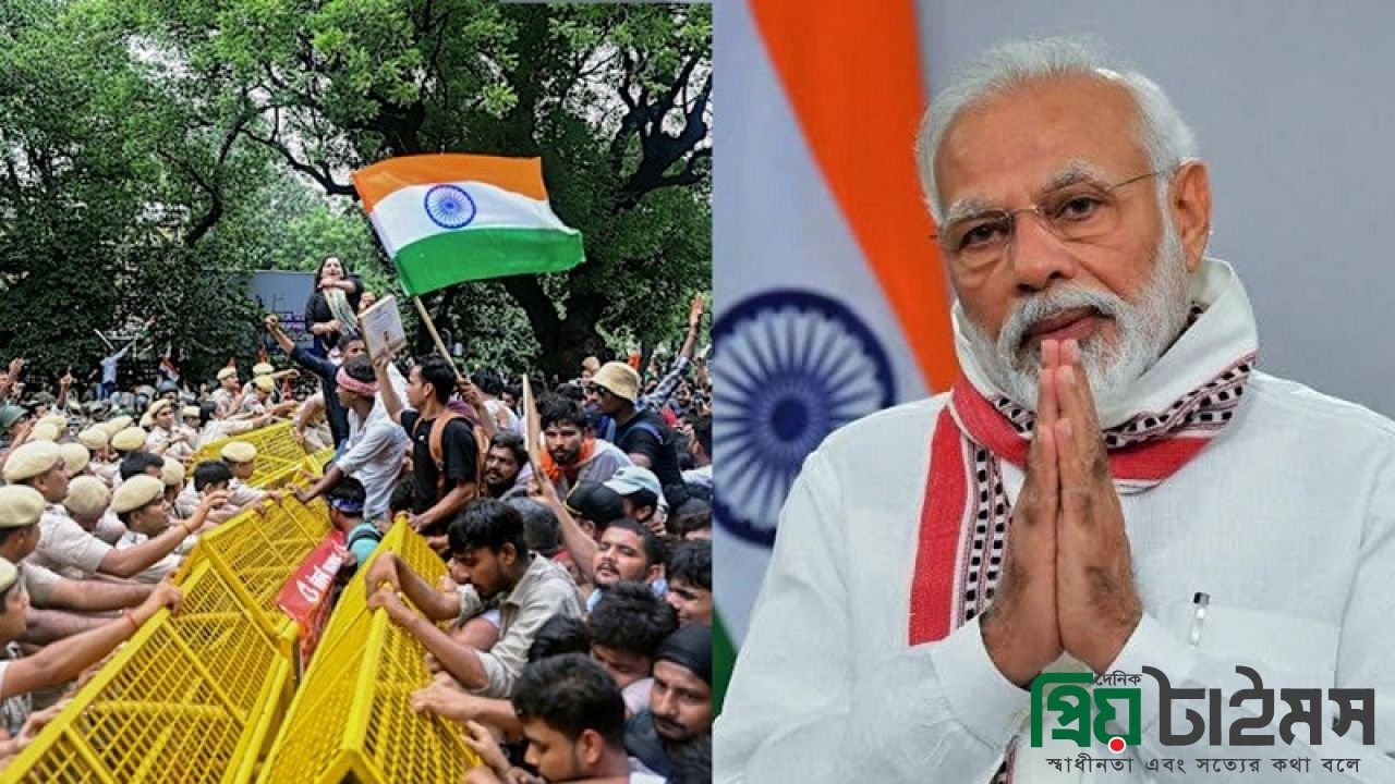 আন্দোলন চরমে, অবশেষে মুখ খুললেন মোদি