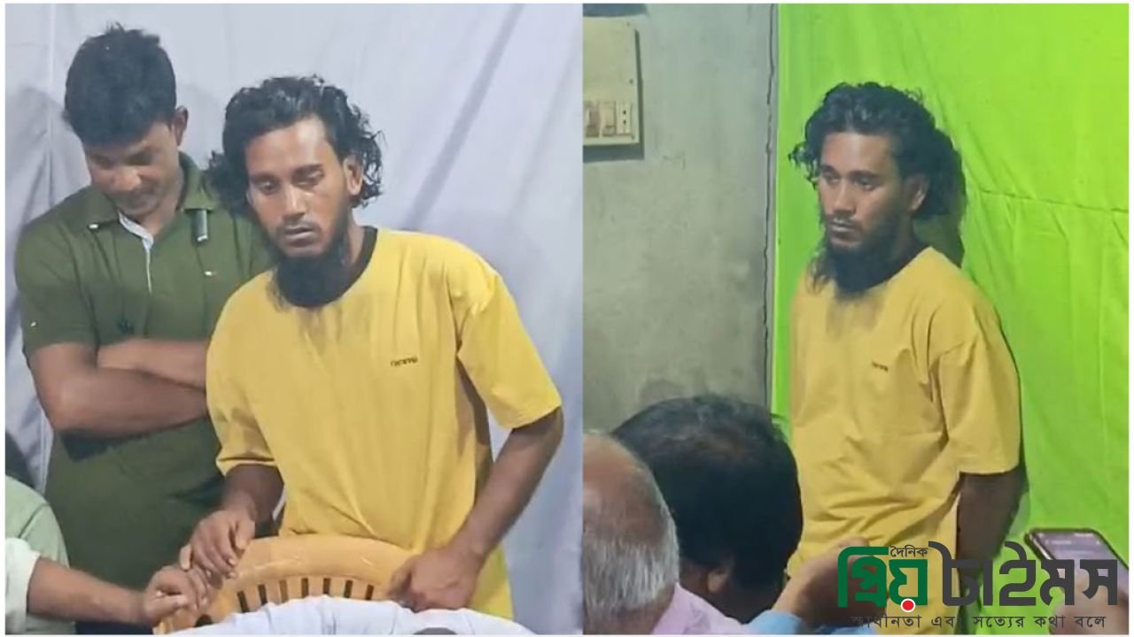 পরকীয়ার অভিযোগে গ্রামবাসীর হাতে আটক কনটেন্ট ক্রিয়েটর রিপন মিয়া