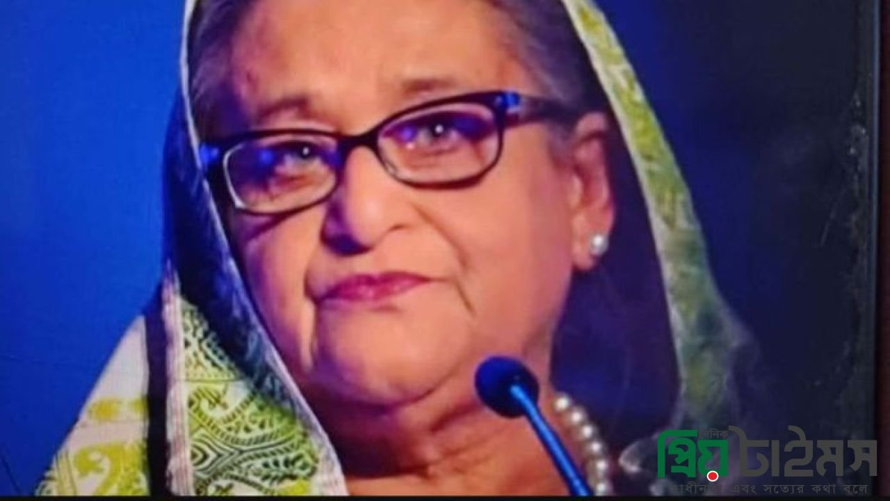 শেখ হাসিনা প্রেস কনফারেন্সে জানালো দেশে আসার সম্ভাব্য তারিখ