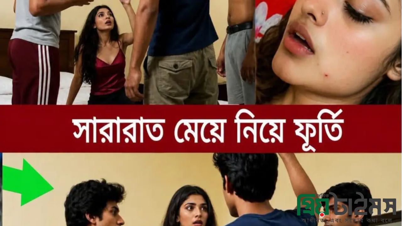 চার বন্ধু সারারাত মেয়ে নিয়ে ফুর্তি।সকালে উঠে জানতে পারে মেয়েটির ভাড়াsee more